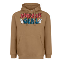 Toasted Coconut american girl Heavyweight Hoodie - MaliasSmallBusiness