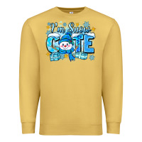 Antique Gold im snow cute Premium Sweatshirt - Zillion Design Studio