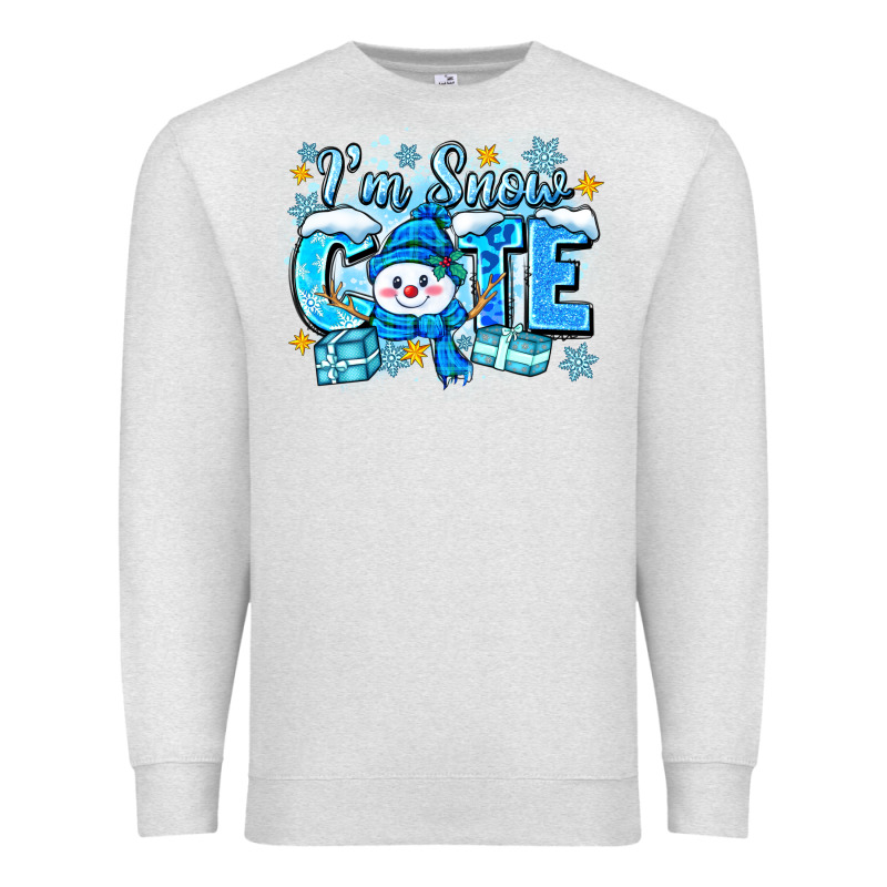 Im Snow Cute Premium Sweatshirt by Zillion Design Studio | Teevron