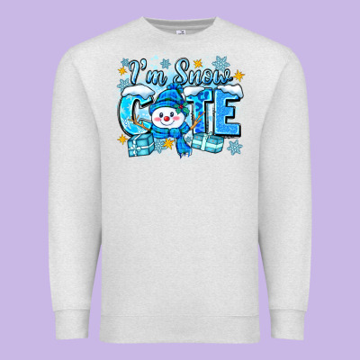 Premium Sweatshirt im snow cute