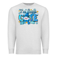 Oatmeal Heather im snow cute Premium Sweatshirt - Zillion Design Studio