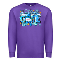 Purple im snow cute Premium Sweatshirt - Zillion Design Studio
