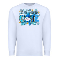 White im snow cute Premium Sweatshirt - Zillion Design Studio