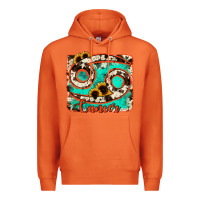 Carrot cancer turquoise cowhide Premium Hoodie - RanaPortraitStore