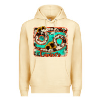 Pina Colada cancer turquoise cowhide Premium Hoodie - RanaPortraitStore