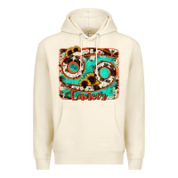 Sandshell cancer turquoise cowhide Premium Hoodie - RanaPortraitStore