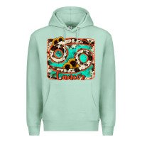 Seafoam cancer turquoise cowhide Premium Hoodie - RanaPortraitStore