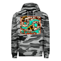 Slate Camo cancer turquoise cowhide Premium Hoodie - RanaPortraitStore