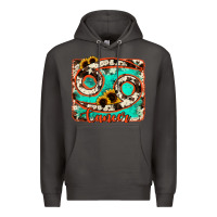 Smoke cancer turquoise cowhide Premium Hoodie - RanaPortraitStore