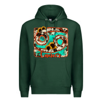 Sports Green cancer turquoise cowhide Premium Hoodie - RanaPortraitStore