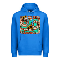 True Royal cancer turquoise cowhide Premium Hoodie - RanaPortraitStore