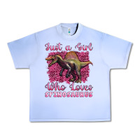 Grape Ice just a girl who loves baby spinosaurus Urban Heavy Tee - Artiststas