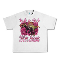 Lunar Rock just a girl who loves baby spinosaurus Urban Heavy Tee - Artiststas