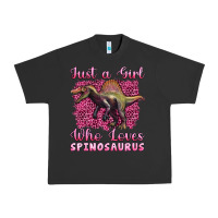 Pigment Black just a girl who loves baby spinosaurus Urban Heavy Tee - Artiststas