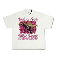 Pistachio just a girl who loves baby spinosaurus Urban Heavy Tee - Artiststas