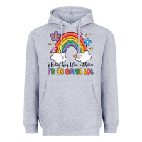 Heather Grey if being gay was a choice i'd be gayer lol Heavyweight Hoodie - MaliasSmallBusiness