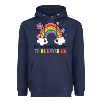 Navy if being gay was a choice i'd be gayer lol Heavyweight Hoodie - MaliasSmallBusiness