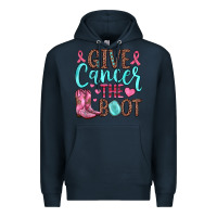 Navy give cancer the boot Premium Hoodie - JahusDesignShop