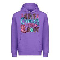 Purple give cancer the boot Premium Hoodie - JahusDesignShop