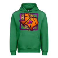 Emerald leopard basketball texas map Urban Hoodie - Jasminsmagicworld