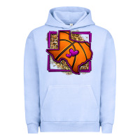 Pigment Grape Ice leopard basketball texas map Urban Hoodie - Jasminsmagicworld