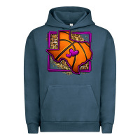 Pigment Midnight Navy leopard basketball texas map Urban Hoodie - Jasminsmagicworld