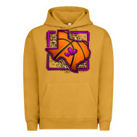 Pigment Peanut Butter leopard basketball texas map Urban Hoodie - Jasminsmagicworld