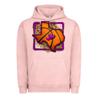 Pigment Salmon leopard basketball texas map Urban Hoodie - Jasminsmagicworld
