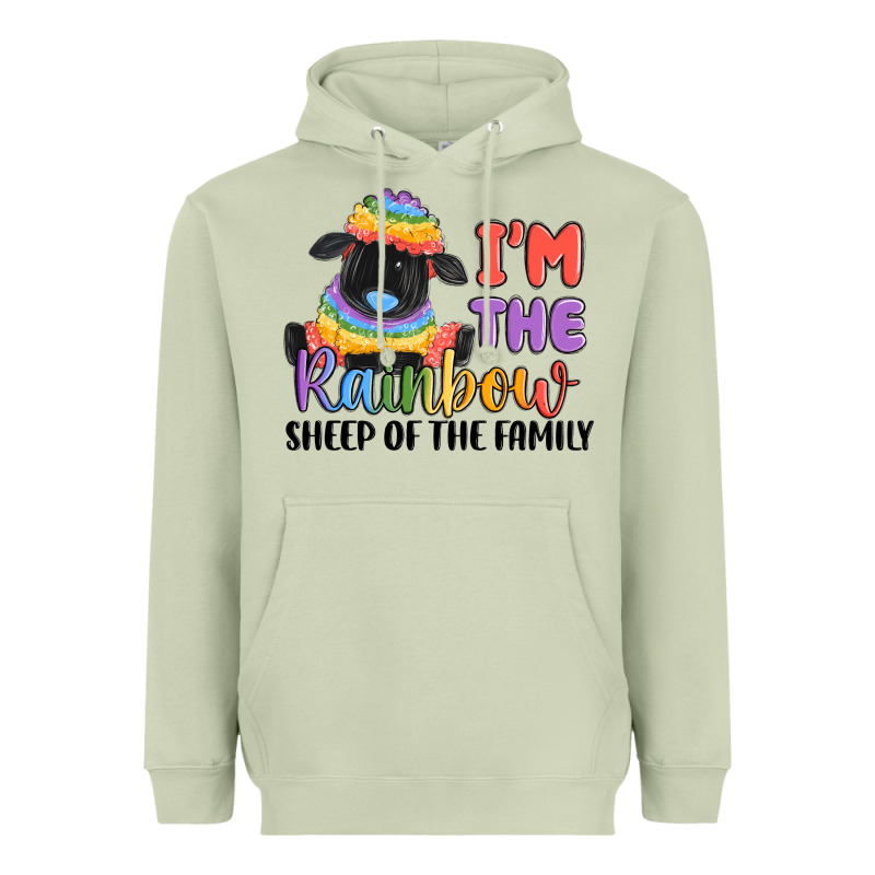 I'm The Rainbow Sheep Of The Family Heavyweight Hoodie by MaliasSmallBusiness | Teevron