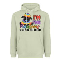 Matcha i'm the rainbow sheep of the family Heavyweight Hoodie - MaliasSmallBusiness