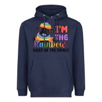 Navy i'm the rainbow sheep of the family Heavyweight Hoodie - MaliasSmallBusiness