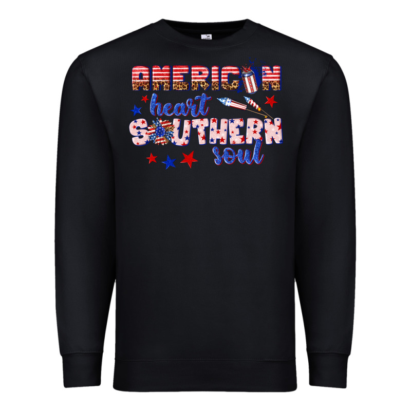 American Heart Southern Soul Premium Sweatshirt by texasbilliewilder | Teevron