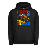 Pigment Black i'am two truck yeah Urban Hoodie - Artiststas