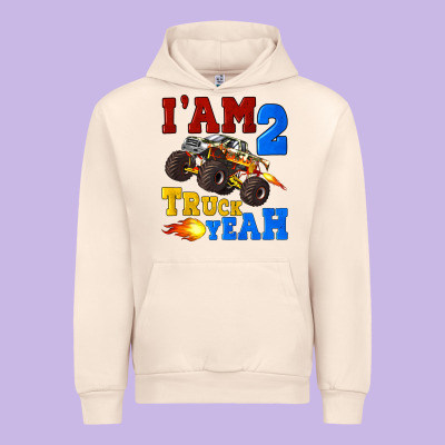 I'am Two Truck Yeah Urban Hoodie Designed By Artiststas