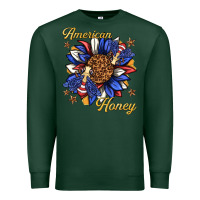 Sports Green American honey with bee Premium Sweatshirt - texasbilliewilder