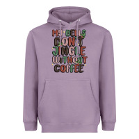 Lavender my bells don't jingle without coffee Heavyweight Hoodie - MaliasSmallBusiness