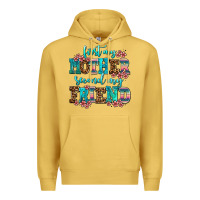 Antique Gold first my mother second my friend Premium Hoodie - AdoDesignShop