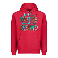 Cardinal first my mother second my friend Premium Hoodie - AdoDesignShop