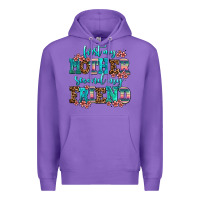 Purple first my mother second my friend Premium Hoodie - AdoDesignShop