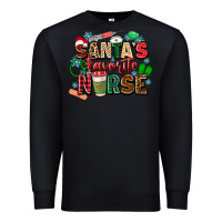 Black santas favorite nurse Premium Sweatshirt - Zillion Design Studio