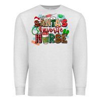 Oatmeal Heather santas favorite nurse Premium Sweatshirt - Zillion Design Studio