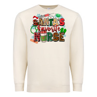 Sandshell santas favorite nurse Premium Sweatshirt - Zillion Design Studio