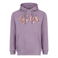 Lavender ballerina ballet shoes Heavyweight Hoodie - MaliasSmallBusiness
