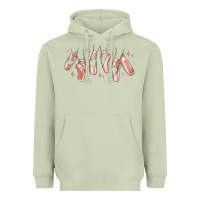 Matcha ballerina ballet shoes Heavyweight Hoodie - MaliasSmallBusiness