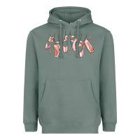 Sage ballerina ballet shoes Heavyweight Hoodie - MaliasSmallBusiness