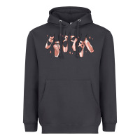 Ballerina Ballet Shoes Heavyweight Hoodie | Teevron