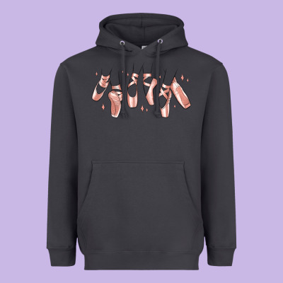 Heavyweight Hoodie ballerina ballet shoes