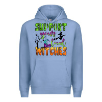 Colony Blue support your local witches Premium Hoodie - BundleAndBundleShop