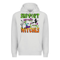 Dove Grey support your local witches Premium Hoodie - BundleAndBundleShop