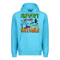 Ocean Blue support your local witches Premium Hoodie - BundleAndBundleShop